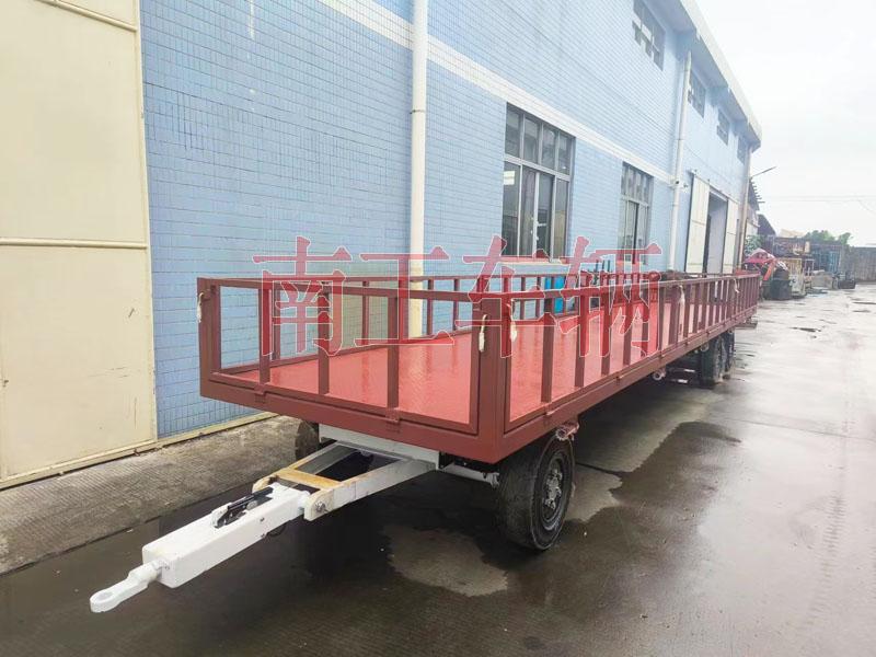 7吨九州登录官网_九州（中国）牵引工具拖车 带护栏减震刹车功能拖车