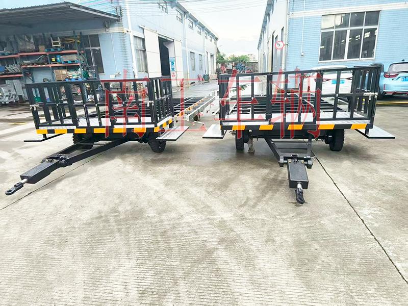 5吨带不锈钢配件牵引九州登录官网_九州（中国） 护栏型全挂车